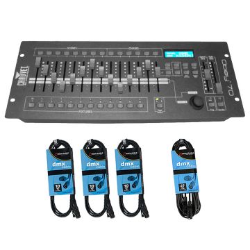 Chauvet Obey 70 & DMX Cables Bundle
