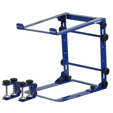 Odyssey LSTANDMNVY Designer DJ Series Folding Laptop Stand in Navy