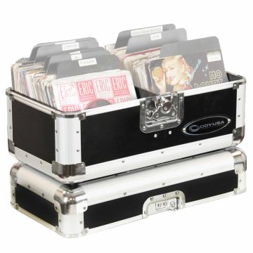 Odyssey K45120BLK Krom Series in Black & Chrome 7" Vinyl / Utility Case