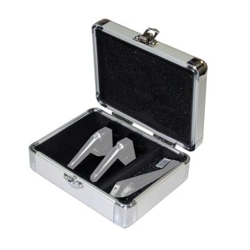Odyssey KCC2PR2SL Krom Pro2 Case In Silver For Two Turntable Needle Cartridges