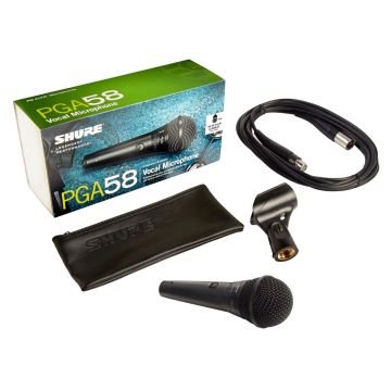 Shure PGA58 Cardioid Dynamic Vocal Microphone