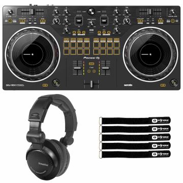 Pioneer DJ DDJ-REV1 2-Channel Controller with DJ Headphones