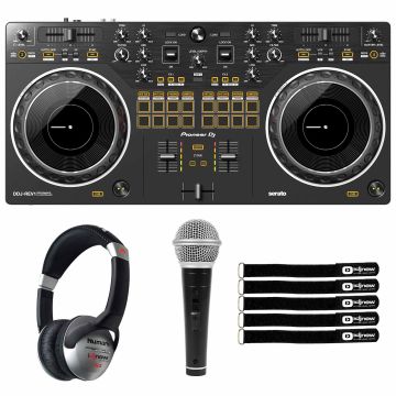 Pioneer DJ DDJ-REV1 Scratch Style 2-Channel Controller with Headphones