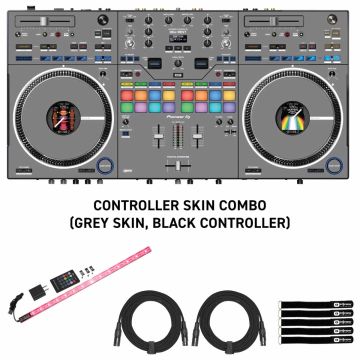 Pioneer DJ DDJ-REV7 2-Channel Controller with Gray Adhesive Kit