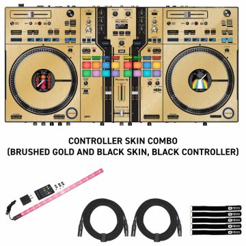 Pioneer DJ DDJ-REV7 2-Channel Controller with Limited Brushed Gold Kit
