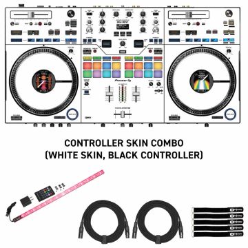 Pioneer DJ DDJ-REV7 2-Channel Controller with White/Black Adhesive Kit