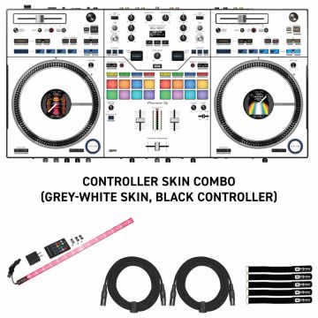 Pioneer DJ DDJ-REV7 2-Channel Controller with White/Gray Adhesive Kit