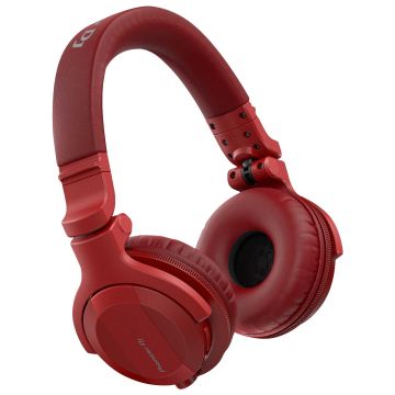 Pioneer DJ HDJ-CUE1BT DJ Headphones with Bluetooth Wireless Technology in matte red