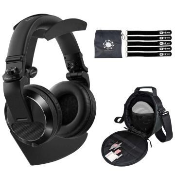 Pioneer DJ HDJ-X7 Headphones (black) with Table Stand