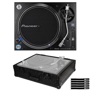 Pioneer DJ PLX-1000 High Torque Direct Drive Turntable with Black Case