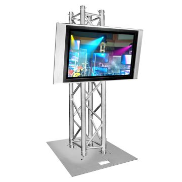 Global Truss 6.56FT Truss Plasma Stand / Lighting Tower with Aluminum Baseplate