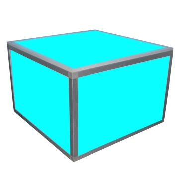 ProX Acrylic Platform Riser / Mini Stage 24" X 24" X 16" High Section [XSA-2X2-16]