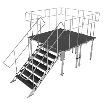 ProX 8' x 8' Social Distancing Area with Adjustable Legs up to 44"