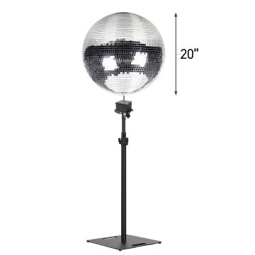 ProX MB-20 20" Polyfoam Mirror Ball with Multi-Purpose Lighting Stand