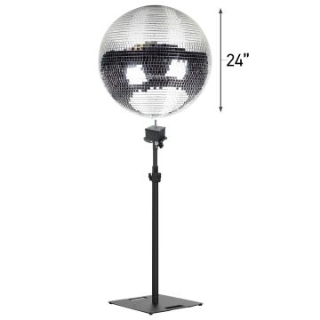 ProX MB-24 24" Polyfoam Mirror Ball with Multi-Purpose Lighting Stand