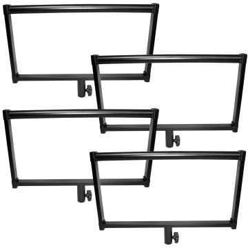 ProX X-LSB26 Mobile Lighting Stand Brackets Quad Package