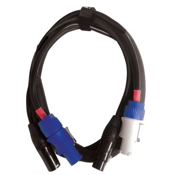 ProX XC-PWC14-DMX05 5 Ft. 14 AWG Blue-M to Gray-M Cable