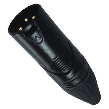 ProX XC-XLRF-3P Female XLR-3PIN Black-Chrome Housing