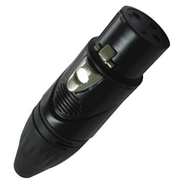 ProX XC-XLRM-3P Male XLR-3PIN Black-Chrome Housing