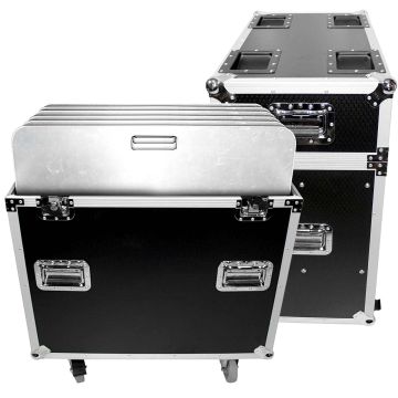 ProX XS-6XBP2424PACK Flight/Road Case with (6) 24" x 24" Aluminum Base Plates