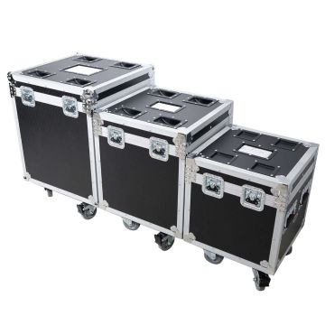 ProX XS-UTL49-PKG3 3 Case Package Utility Storage ATA Style Road Cases Closed Angle