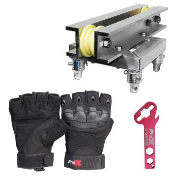 ProX XT-TOPCM Chain Hoist Top Truss Section with Black Gloves