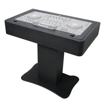 ProX XZF-DJCT BL 2U CASE Control Tower DJ Stand in Black