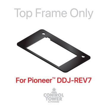 ProX XZF-DJREV7BLPLATE DJ Control Tower Face Plate for REV7 in Black