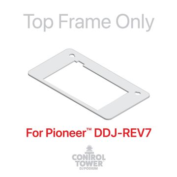 ProX XZF-DJREV7WPLATE DJ Control Tower Face Plate for REV7 in White