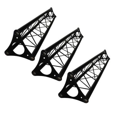 (3) ProX T-LS35CT 5FT 57" Triangle Bolted Truss Sections in Black