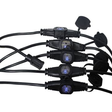 ProX 32FT 110V Edison Male to 6 Outlet 110v Edison Female Power Cord [XC-MEP12-326 MK2]