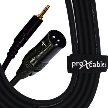 ProX 10FT 3.5mm TRS to XLR-M Balanced High Performance Audio Cable [XC-MXM10]