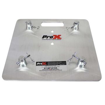 ProX XT-BP1616A 16" X 16" Aluminum Base Plate with Connectors