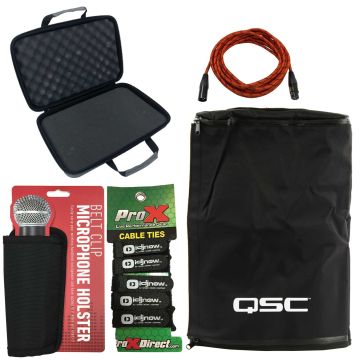 QSC K10 Outdoor Mesh Speaker Cover with Storage Case