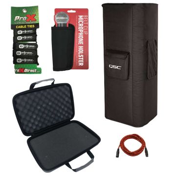 QSC KW153 Protective Speaker Cover with Storage Case