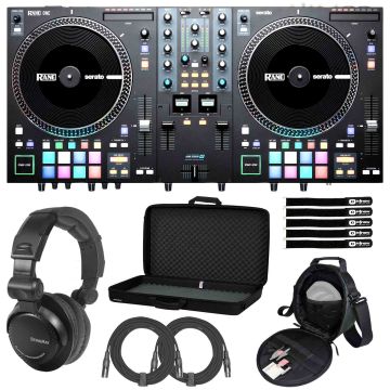 Rane ONE Professional Motorized DJ Controller with Case & Headphones