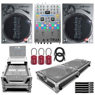 Rane SEVENTY A-TRAK Edition Mixer with SL-1200MK7-S Silver Turntables