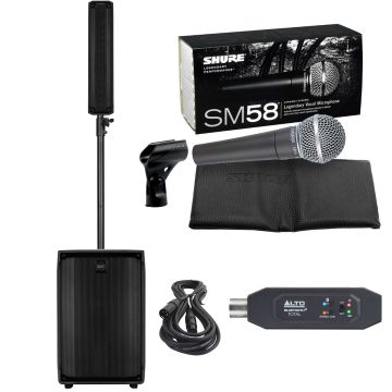 RCF-Evox-J8-Portable-Array-with-Bluetooth-Audio-Receiver-&-Microphone
