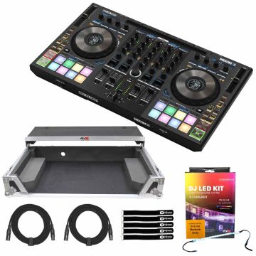 Reloop AMS-MIXON-8-PRO 4-Channel Hybrid DJ Controller with Case