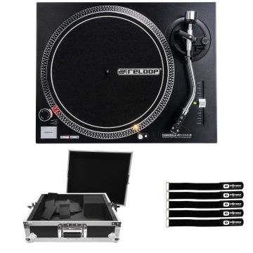 Reloop AMS-RP-2000-USB-MK2 Direct Drive USB Turntable with Road Case
