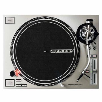 Reloop AMS-RP-7000-MK2-SLV Upper Torque Turntable System in Silver