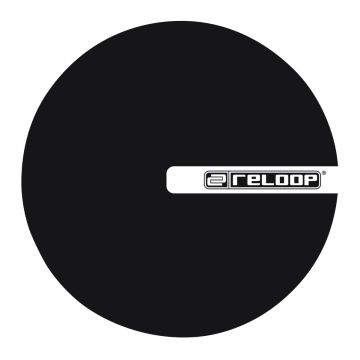 Reloop AMS-SLIPMAT-RELOOP Felt Slipmat with Reloop Logo