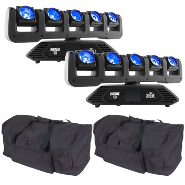 Chauvet Pro Rogue R1 FX-B LED Yoke Effect Beam Light Duo Package small image