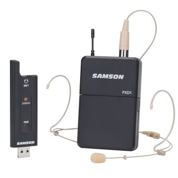 Samson Stage XPD2 Headset USB Digital Wireless System with DE5 Headset