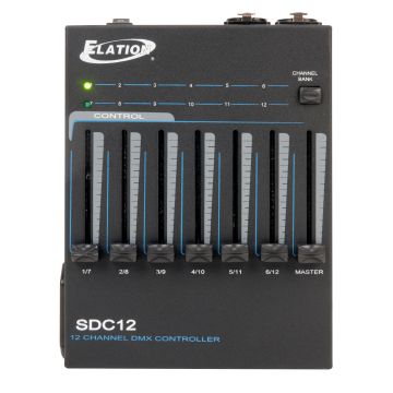 Elation Professional SDC12 12-Channel Portable DMX Controller