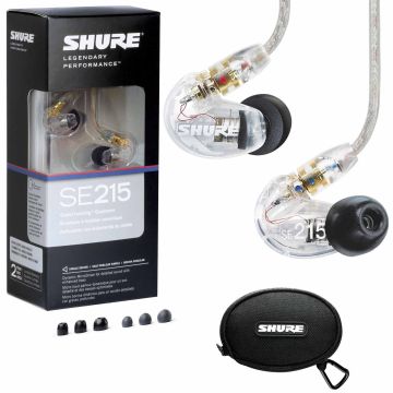 Shure SE215-CL Sound Isolating In-Ear Stereo Earphones