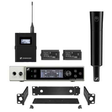 Sennheiser EWDXSKSKMSBASESETR19 Digital Wireless Bodypack & Handheld Transmitter Base Set R1-9