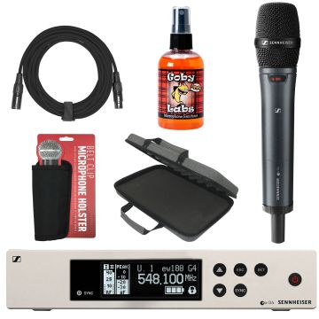 Sennheiser EW 100 G4-945-S-A Wireless System with Case & Sanitizer