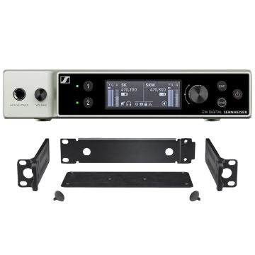 Sennheiser EW-DX-EM-2-(Q1-9) Digital 2-Channel Half Rack Receiver Q1-9
