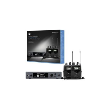 Sennheiser EW IEM G4-TWIN-A (Band A 516-558 MHz) Wireless Monitoring System